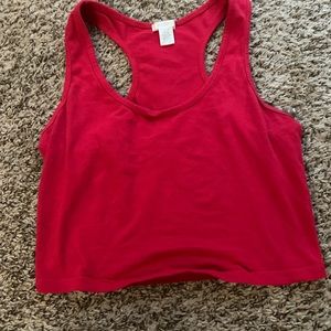 Red tank top